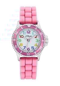 s.Oliver - Kinder Armbanduhr "2033505" - PINK