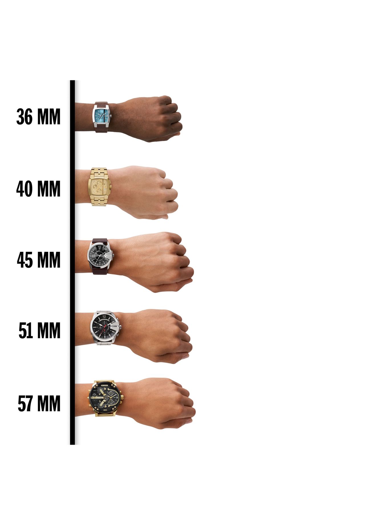 DIESEL® MEGA CHIEF Herren Chronograph  