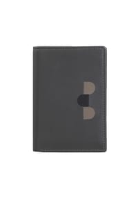 DuDu Capri - Capri Geldbörse RFID Schutz Leder 8 cm - anthracite mosaic