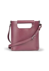 GRETCHEN - Schultertasche Crocus Small - Berry