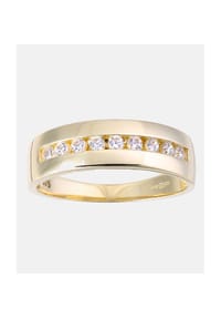 Diamant L'eternel - Ring, mit Zirkonia, 375 Gelbgold - gold