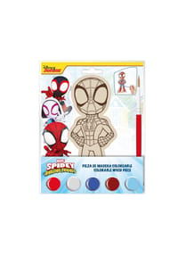 MARVEL - Spidey Malset – Holzfiguren zum Ausmalen für Kinder mit Marvel-Motiven - Mehrfarbig 18x25x1 cm