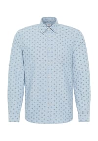 MUSTANG® - Freizeithemd, Slim Fit, Langarm, Kent-Kragen, für Herren - 12413  2311 - DD3