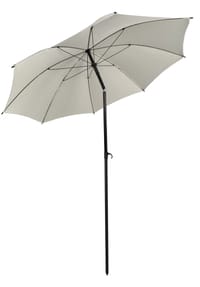 VCM. - Sonnenschirm 180 cm | Strandschirm | Schirm | Balkonschirm | Gartenschirm - rund UV-Schutz - Anthrazit