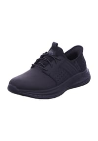 SKECHERS® - Slade Sneaker "Zachary", Zuglasche, für Herren - BBK SCHWARZ
