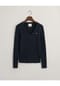 GANT Damen Cabel-Strickpullover - STRETCH COTTON CABLE V-NECK, Zopfstrick Bild 11