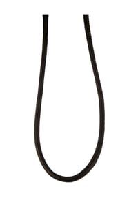 Adelia's - Adelia's Unisex Edelstahl Halskette - schwarz