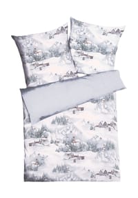 kaeppel - Biber-Bettwäsche "Cozy" - 09 SILBER