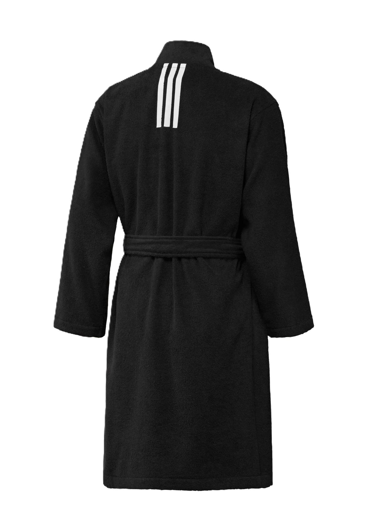 Adidas Bademantel, Baumwolle, Schwarz, S