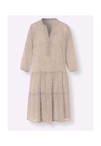 heine - Druck-Kleid - champagner-beige-bedruckt