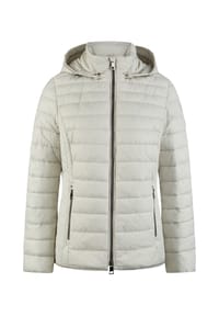 BARBARA LEBEK - Steppjacke Damen mit Kapuze - Beige