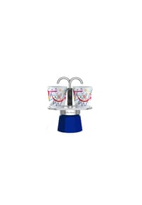 BIALETTI - Espressokocher-Set Mini 3-tlg. Express Kandinsky für 2 Tassen, Bunt, 90 ml - Bunt