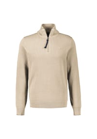 LERROS - Herren Stricktroyer in lebendiger Optik - TENDER BEIGE MELANGE