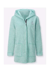 Witt - Strickfleece-Jacke - salbei-meliert