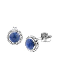 Nenalina - Ohrringe Boho Lapislazuli Geburtsstein September 925 Silber - Blau
