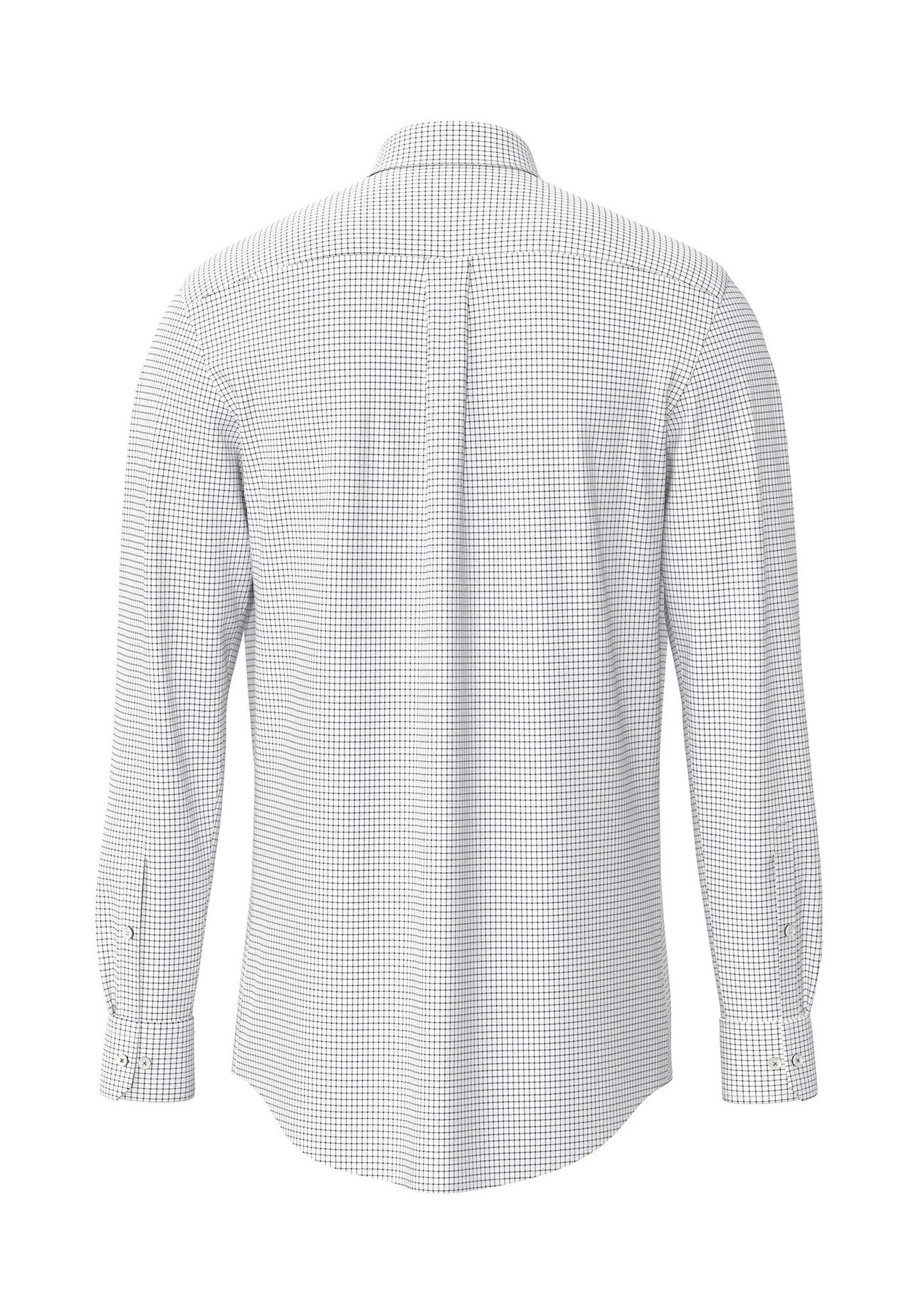 FYNCH-HATTON® Freizeithemd, Regular Fit, Langarm, Button-Down-Kragen, FüR Herren, Blau, L