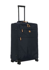 BRIC'S - X-TRAVEL 4-Rollen-Trolley, Weichgepäck, Zweiwege-Reißverschluss, Lederdetails - OZEAN