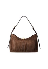 FURLA SFERA - Schultertasche, Fransen, für Damen - TONI CIOCCOLATO