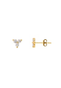 XENOX - Damen Ohrstecker, 375er Gelbgold - GELBGOLD