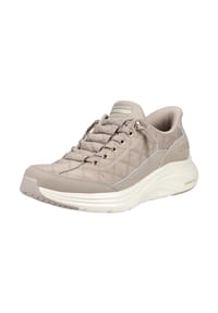 SKECHERS® - Lederimitat Sneaker CONTOUR FOAM GOLDEN HOUR - Taupe