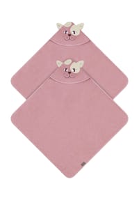 normani® - 2 x Baby Wickeltücher aus Bio-Baumwolle - Beige