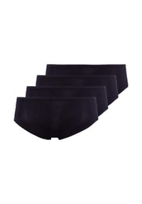 SKINY® - Damen Panties, 4er Pack - Advantage Cotton Stretch, Panty, Baumwoll-Stretch - Schwarz