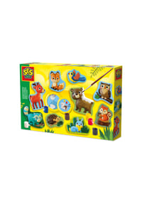 SES CREATIVE® - Bastelset "Gießen und Anmalen - Waldtiere" - 