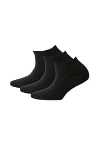 BJÖRN BORG Unisex Sneaker Socken - Basic Kurzsocken, Solid Essential, 3er Pack Bild 1
