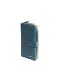 VARGU - Echtleder Geldbörse SABA 1-A - black - blue