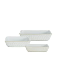 Ritzenhoff & Breker Auflaufformen Kiruna 3er Set weiß - KIRUNA - 