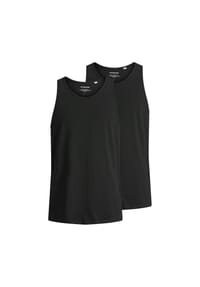 JACK & JONES - Jacbasic Tanktop , 2er-Pack, für Herren - 178012 BLACK