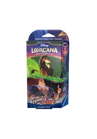 Ravensburger - Disney Lorcana Sammelkartenspiel "Himmelsleuchten Starter Deck Smaragd und Stahl" - 