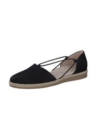 paul green - Nubukleder Halbschuhe - Schwarz/Beige