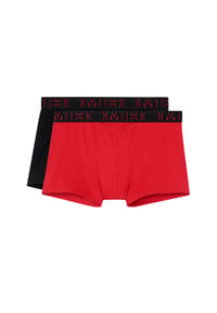 HOM - Pants, 2er-Pack, horizontaler Eingriff, für Herren - blau/braun