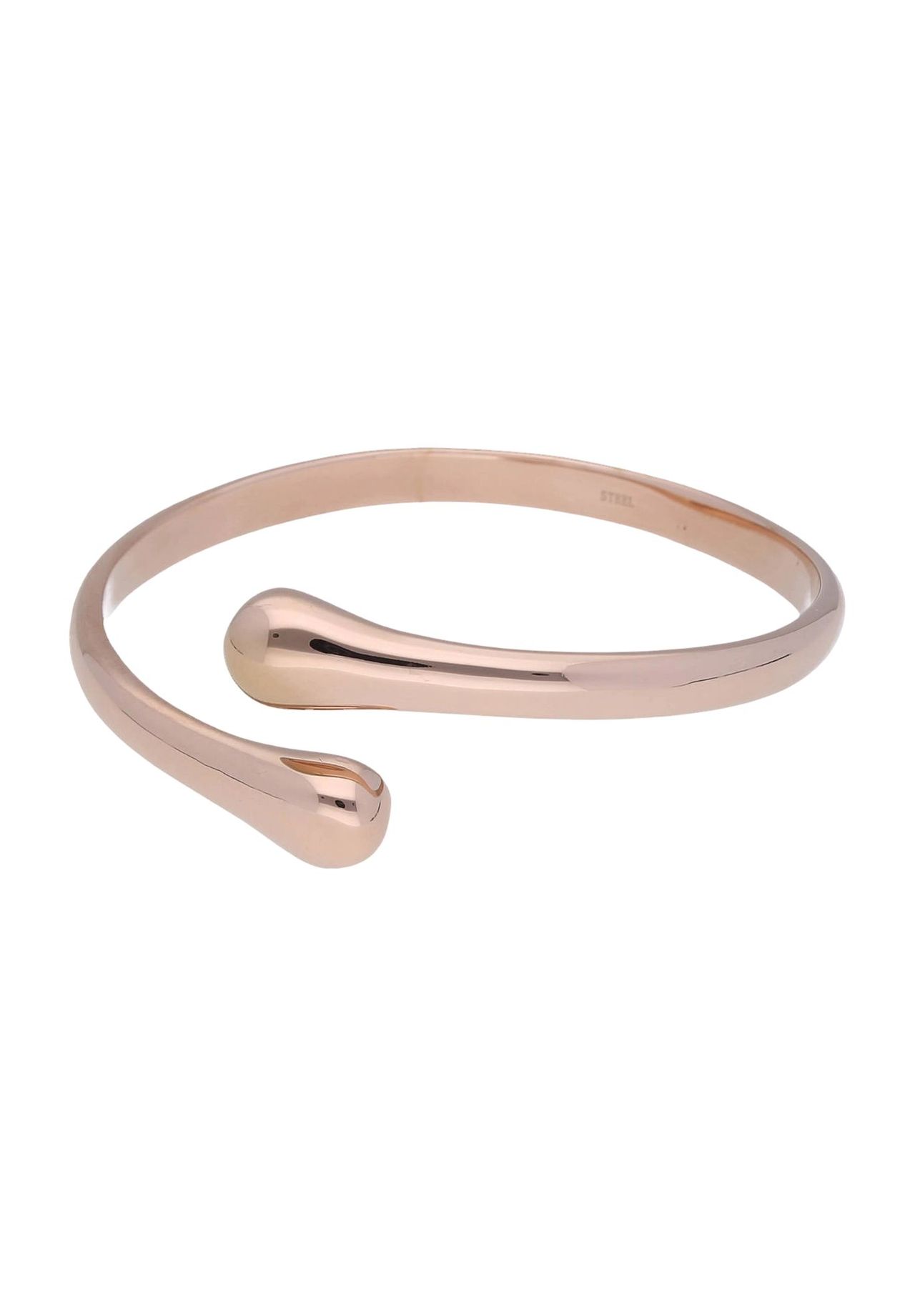 Manguun Damen Armspange Edelstahl Roségold