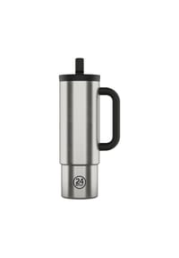 24BOTTLES® Straw Trinkbecher 800 ml - Straw - brushed steel