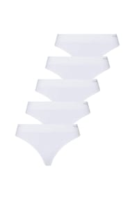 BeeDees® - Damen Boxer-String Comfee String (5-er Pack) Seamless - dunkelblau