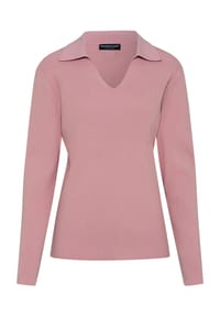 MANGUUN collection - Pullover, V-Ausschnitt, für Damen - BROWN