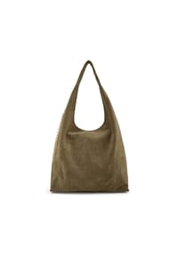 FREDsBRUDER Velvet Wild - Velvet Wild Schultertasche Leder 39 cm - khaki