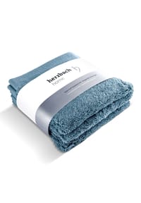 herzbach home Seiftücher Pura 30x30 cm 550g/m², Premium-Qualität, 100% Baumwolle, einfarbig - Herzbach_Pura - Anthrazit