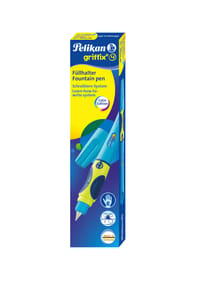 Pelikan - Füllhalter "Griffix", für Rechtshänder - NEON FRESH BLUE, blau