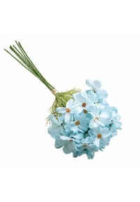 LOBERON Deko-Blumenstrauß Tilla hellblau - Kunstblumen - hellblau