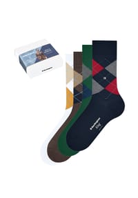 Burlington - Socken, Mittelhoch, Emblem, für Herren - 0010 SORTIMENT
