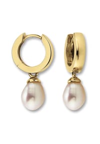 ONE ELEMENT Golden Grace - Ohrringe   Creolen aus 333 Gelbgold - gold