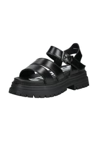 Buffalo - Lederimitat Sandalen - Schwarz