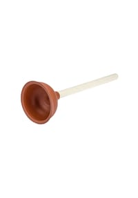 WENKO® - Saugglocke/ Pömpel, klassisch, mit Holzstiel - braun