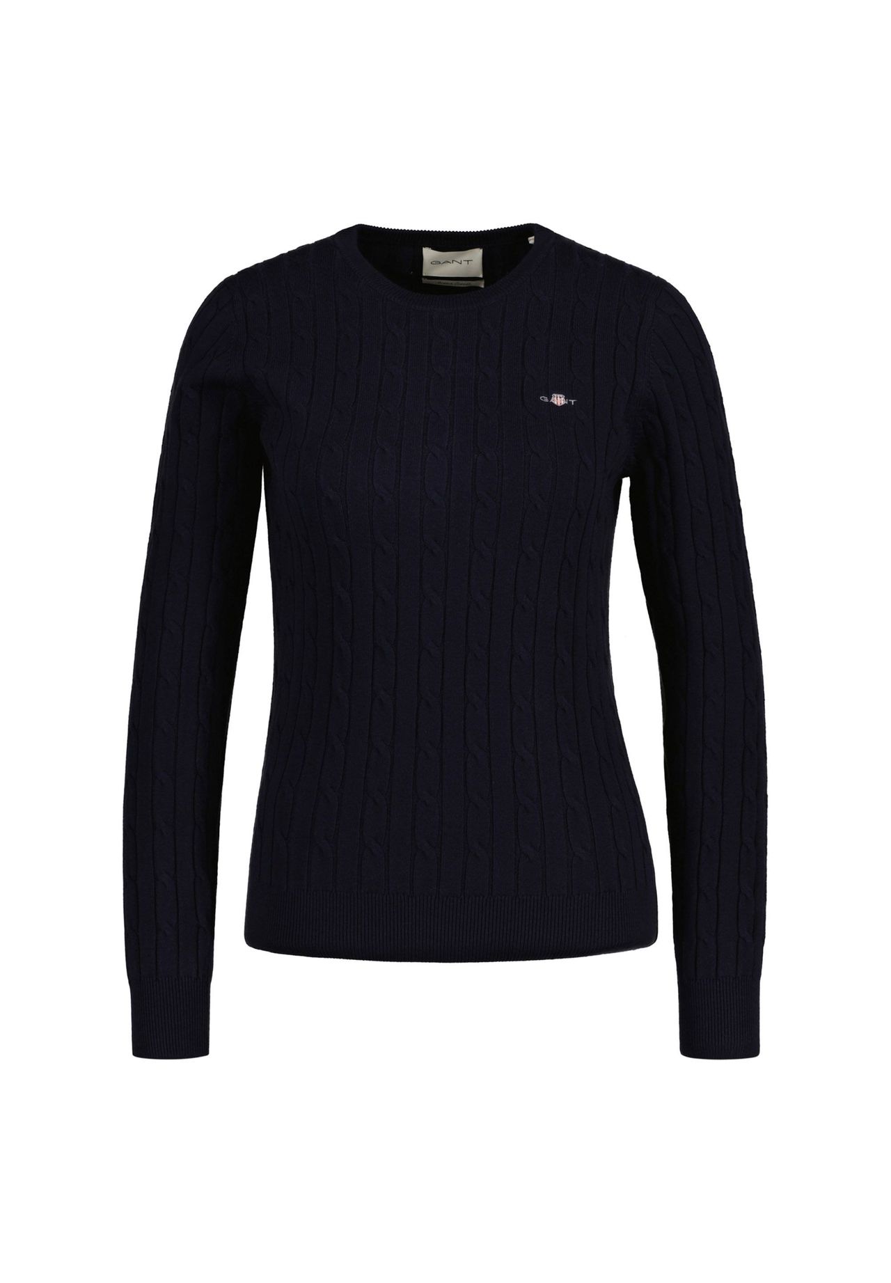 Gant Cable Knit Logo Sweater - Bild 8