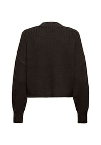 ONLY® - Cardigan CAROL Strickjacke mit Knopfleiste - dunkelbraun