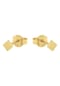 amor Ohrstecker "Raute", 375er Gelbgold Bild 9