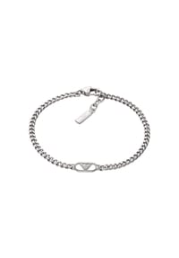 EMPORIO ARMANI - Emporio Armani Herren-Kettenarmband aus Edelstahl, EGS3247040 - Silber